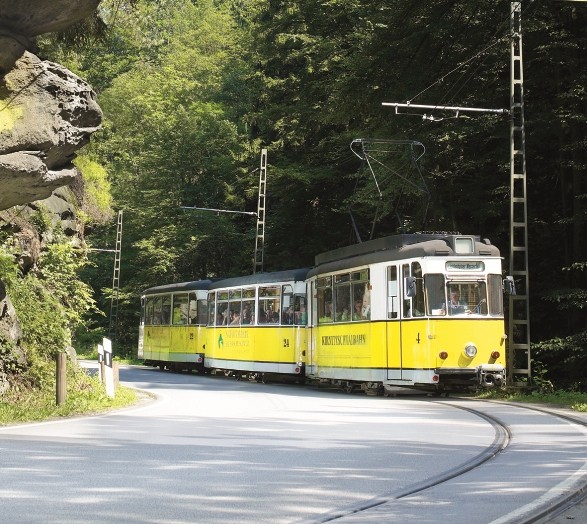 Tramvají do skal- Kirnitzschtalbahn