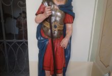 Restaurovaná socha římského vojáka 16. 7. 2019