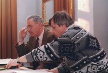 Moderátor M. Hrabal s G. Stonem