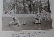 MK jako útočník Becher klubu, asi 80. léta 20. století